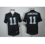 nike youth nfl jerseys oakland raiders #11 janikowski black[nike limited]