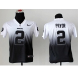 nike youth nfl jerseys oakland raiders #2 pryor white-grey[nike drift fashion][second version]