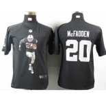 nike youth nfl jerseys oakland raiders #20 mcfadden black[portrait fashion]