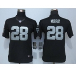 nike youth nfl jerseys oakland raiders #28 murray black[nike]