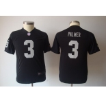 nike youth nfl jerseys oakland raiders #3 palmer black[nike]