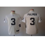 nike youth nfl jerseys oakland raiders #3 palmer white[nike limited]