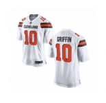Youth Cleveland Browns #10 Robert Griffin III White Jersey