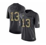 Youth Cleveland Browns #13 Odell Beckham Jr. Limited Black 2016 Salute to Service Football Jersey