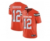 Youth Nike Cleveland Browns #12 Josh Gordon Vapor Untouchable Limited Orange Alternate NFL Jersey