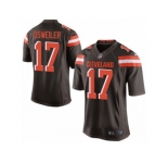 Youth Nike Cleveland Browns #17 Brock Osweiler Limited Brown Team Color NFL Jersey