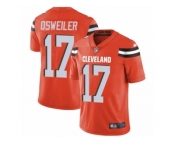 Youth Nike Cleveland Browns #17 Brock Osweiler Vapor Untouchable Limited Orange Alternate NFL Jersey