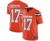Youth Nike Cleveland Browns #17 Greg Joseph Orange Alternate Vapor Untouchable Limited Player NFL Jersey