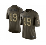 Youth Nike Cleveland Browns #19 Corey Coleman Limited Green Salute to Service NFL Jersey