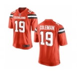 Youth Nike Cleveland Browns #19 Corey Coleman Orange Alternate NFL Jersey