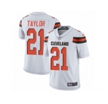Youth Nike Cleveland Browns #21 Jamar Taylor Vapor Untouchable Limited White NFL Jersey