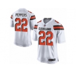 Youth Nike Cleveland Browns #22 Jabrill Peppers Game White NFL Jersey