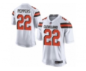 Youth Nike Cleveland Browns #22 Jabrill Peppers Game White NFL Jersey