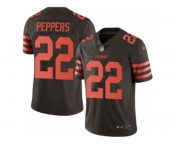 Youth Nike Cleveland Browns #22 Jabrill Peppers Limited Brown Rush NFL Jersey
