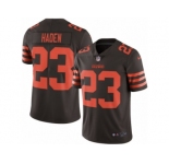 Youth Nike Cleveland Browns #23 Joe Haden Limited Brown Rush NFL Jersey