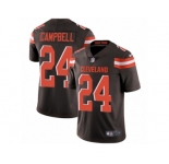 Youth Nike Cleveland Browns #24 Ibraheim Campbell Vapor Untouchable Limited Brown Team Color NFL Jersey