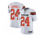 Youth Nike Cleveland Browns #24 Ibraheim Campbell Vapor Untouchable Limited White NFL Jersey