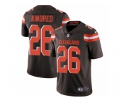 Youth Nike Cleveland Browns #26 Derrick Kindred Brown Team Color Vapor Untouchable Elite Player NFL Jersey