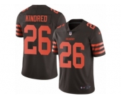 Youth Nike Cleveland Browns #26 Derrick Kindred Limited Brown Rush Vapor Untouchable NFL Jersey