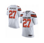 Youth Nike Cleveland Browns #27 Jabrill Peppers Limited White NFL Jersey