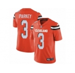 Youth Nike Cleveland Browns #3 Cody Parkey Vapor Untouchable Limited Orange Alternate NFL Jersey