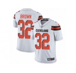 Youth Nike Cleveland Browns #32 Jim Brown Vapor Untouchable Limited White NFL Jersey