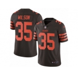 Youth Nike Cleveland Browns #35 Howard Wilson Limited Brown Rush NFL Jersey