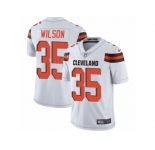 Youth Nike Cleveland Browns #35 Howard Wilson Vapor Untouchable Limited White NFL Jersey
