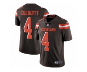 Youth Nike Cleveland Browns #4 Britton Colquitt Vapor Untouchable Limited Brown Team Color NFL Jersey