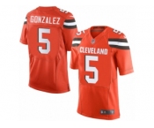 Youth Nike Cleveland Browns #5 Zane Gonzalez Limited Orange Alternate NFL Jersey