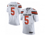 Youth Nike Cleveland Browns #5 Zane Gonzalez Limited White NFL Jersey