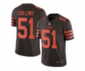 Youth Nike Cleveland Browns #51 Jamie Collins Limited Brown Rush NFL Jersey