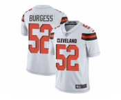 Youth Nike Cleveland Browns #52 James Burgess White Vapor Untouchable Limited Player NFL Jersey