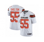 Youth Nike Cleveland Browns #55 Danny Shelton Vapor Untouchable Limited White NFL Jersey