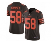 Youth Nike Cleveland Browns #58 Chris Kirksey Limited Brown Rush NFL Jersey
