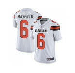 Youth Nike Cleveland Browns #6 Baker Mayfield White Stitched NFL Vapor Untouchable Limited Jersey