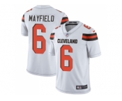 Youth Nike Cleveland Browns #6 Baker Mayfield White Stitched NFL Vapor Untouchable Limited Jersey