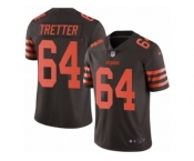 Youth Nike Cleveland Browns #64 JC Tretter Limited Brown Rush NFL Jersey