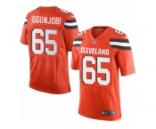 Youth Nike Cleveland Browns #65 Larry Ogunjobi Limited Orange Alternate NFL Jersey