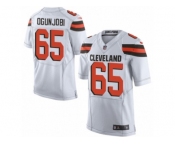 Youth Nike Cleveland Browns #65 Larry Ogunjobi Limited White NFL Jersey