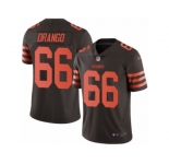 Youth Nike Cleveland Browns #66 Spencer Drango Limited Brown Rush NFL Jersey