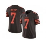 Youth Nike Cleveland Browns #7 DeShone Kizer Limited Brown Rush NFL Jersey