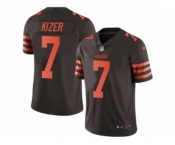 Youth Nike Cleveland Browns #7 DeShone Kizer Limited Brown Rush NFL Jersey