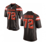 Youth Nike Cleveland Browns #72 Shon Coleman Brown Team Color NFL Jersey