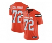 Youth Nike Cleveland Browns #72 Shon Coleman Vapor Untouchable Limited Orange Alternate NFL Jersey