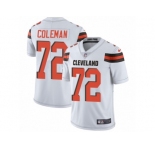 Youth Nike Cleveland Browns #72 Shon Coleman Vapor Untouchable Limited White NFL Jersey