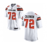 Youth Nike Cleveland Browns #72 Shon Coleman White NFL Jersey