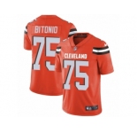 Youth Nike Cleveland Browns #75 Joel Bitonio Vapor Untouchable Limited Orange Alternate NFL Jersey