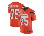 Youth Nike Cleveland Browns #75 Joel Bitonio Vapor Untouchable Limited Orange Alternate NFL Jersey