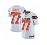 Youth Nike Cleveland Browns #77 John Greco Vapor Untouchable Limited White NFL Jersey